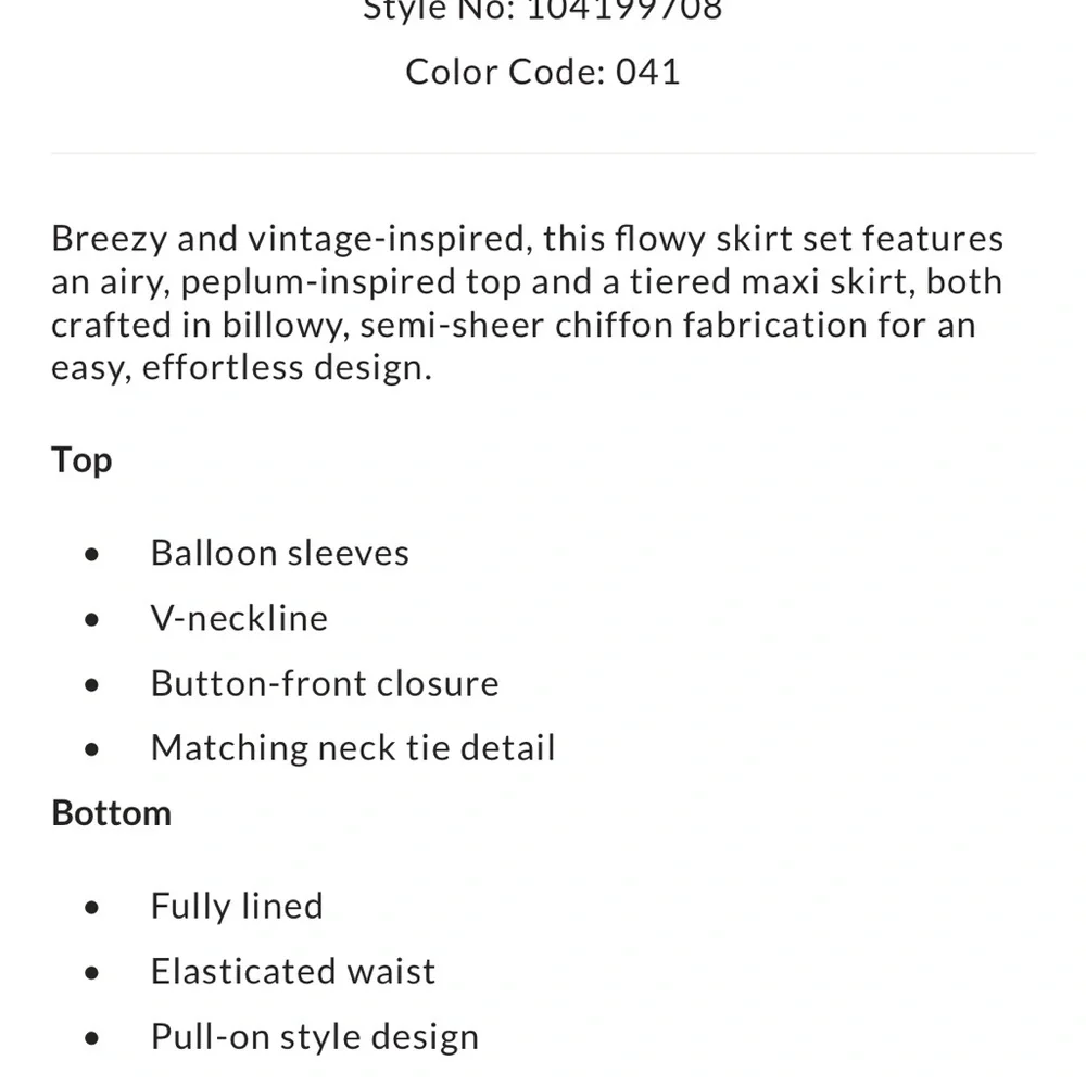 Free People Skirt and Top Set - Picture 4 of 8